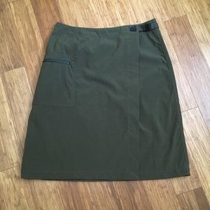 Patagonia Wrap Skirt in Olive / Army Green